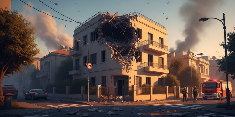 Une frappe directe de missile iranien a touché un immeuble résidentiel à Tel Aviv blessant légèrement quatre personnes Découvrez les détails de cet incident dans un contexte de tensions régionales accrues   Viral Mag