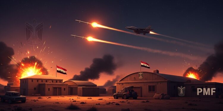 Une nouvelle frappe aérienne a visé une base du Hachd al Chaabi dans louest de lIrak au lendemain dun bombardement meurtrier Découvrez les détails et les réactions dans un climat de guerre régionale tendu   Viral Mag