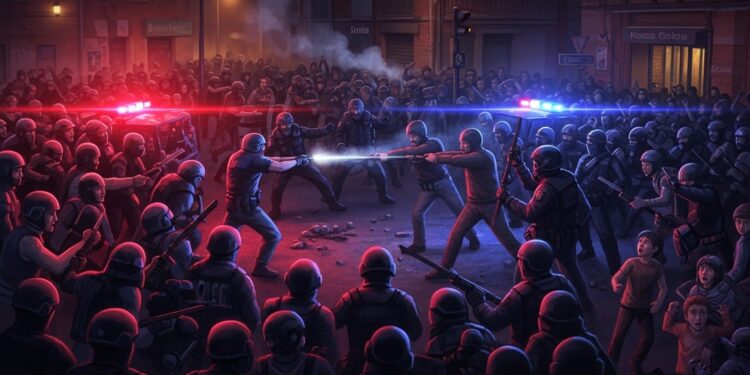 Dimanche soir près de 100 personnes de la communauté syrienne saffrontent violemment à Toulouse Bellefontaine Police mobilisée grenades lacrymogènes utilisées Décryptage dun incident qui interroge sur les clans et la sécurité urbaine   Viral Mag