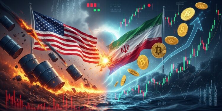 Les tensions entre les États Unis et lIran provoquent des swings violents sur le pétrole et le Bitcoin Découvrez comment les stratégies quantitatives et larbitrage crypto émergent comme refuges stables en période dincertitude géopolitique   Viral Mag