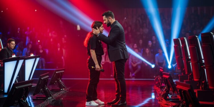 The Voice 2026 : Amir crée l’émotion avec un duo surprise - Viral Mag Amir fait irruption sur le plateau de The Voice 2026 pour réconforter un candidat éliminé Découvrez ce moment touchant qui a marqué les auditions à laveugle de la saison 15 Viral Mag