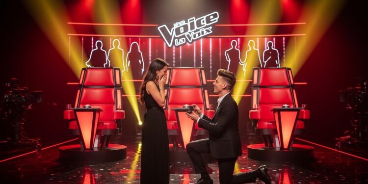 Dans The Voice 2026 Waz a ému tout le public en demandant sa compagne Stacha en mariage après son blind audition Découvrez les coulisses de ce moment romantique inoubliable   Viral Mag