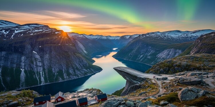 Découvrez les 10 plus beaux endroits de Norvège en 2026  fjords majestueux aurores boréales intenses îles Lofoten féeriques et randonnées mythiques comme Trolltunga Préparez votre voyage inoubliable    Viral Mag