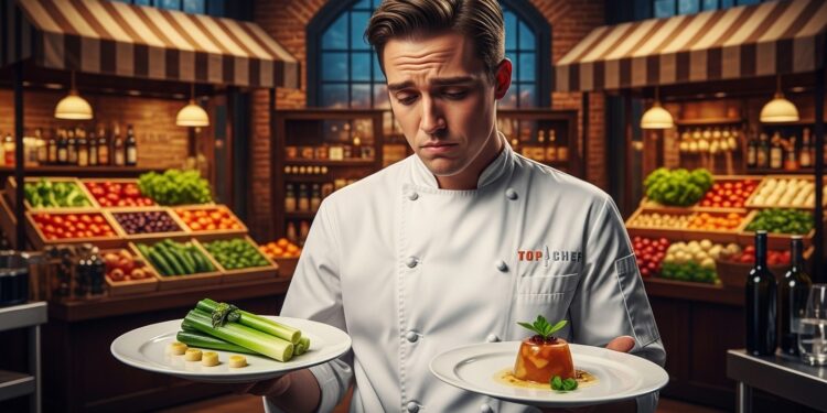 Dans lépisode du 25 mars 2026 de Top Chef saison 17 Lucas a quitté la compétition après un marché économique et un aspic sucré raté Découvrez les détails de cette soirée pleine de créativité et de pression   Viral Mag
