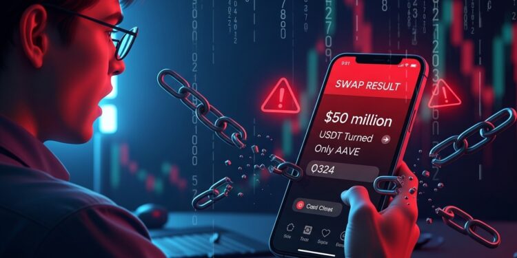 Un trader a swapé 50 millions de dollars sur Aave et na reçu que 324 AAVE Décryptage complet de cette catastrophe DeFi des mécanismes en cause et des leçons à retenir en 2026   Viral Mag