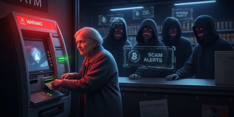 Le Trésor américain met en garde contre lessor des arnaques aux distributeurs crypto avec 247 M$ perdus en 2024 Découvrez les mécanismes victimes principales et solutions technologiques   Viral Mag