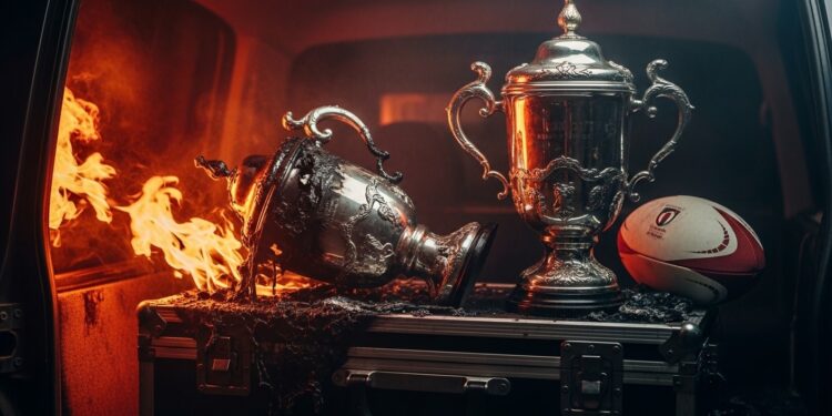 Un incendie a gravement endommagé le trophée emblématique du Tournoi des 6 Nations Découvrez les circonstances les conséquences pour lédition en cours et les plans pour un nouveau symbole en argent massif dici 2027   Viral Mag