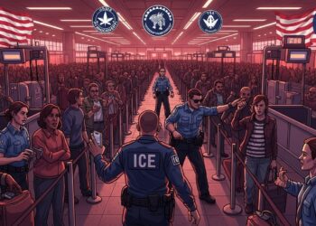 Donald Trump menace de déployer des agents ICE aux contrôles aéroportuaires face au shutdown du DHS Files interminables salaires impayés TSA  la crise saggrave   Viral Mag