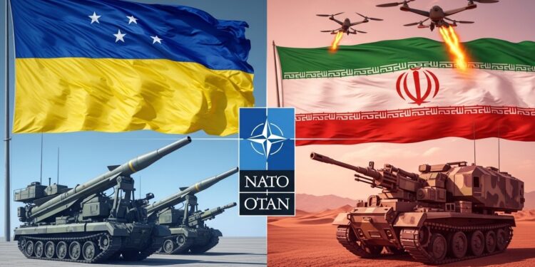 Lambassadrice ukrainienne à lOtan rassure  malgré la guerre au Moyen Orient Kiev continue de recevoir du matériel américain via le programme PURL sans signal de réallocation Mark Rutte confirme les livraisons en cours   Viral Mag