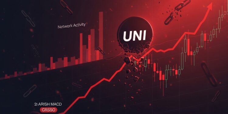 Le prix dUniswap montre un croisement baissier inquiétant tandis que les frais du réseau seffondrent Analyse complète des signaux techniques et fondamentaux qui pourraient mener UNI vers 330 $ ou un rebond surprise   Viral Mag