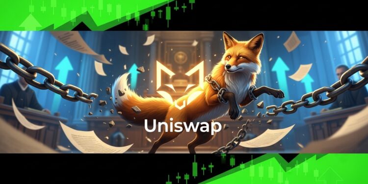 Uniswap Vise les 4 $ Après la Victoire Judiciaire Majeure - Viral Mag Uniswap rebondit fortement vers les 4 $ suite à la fermeture définitive dun procès de quatre ans pour tokens frauduleux Analyse technique implications DeFi et perspectives du token UNI Viral Mag