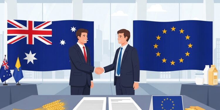 Ursula von der Leyen en visite officielle en Australie pour relancer les négociations dun accord de libre échange crucial Accès agricole énergie et géopolitique au menu des discussions avec Canberra   Viral Mag