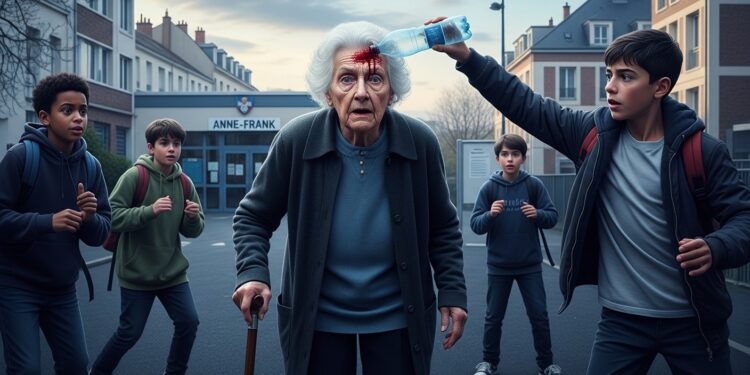 À Vaulx en Velin une femme de plus de 100 ans a été violemment attaquée par un groupe denfants alors quelle se rendait au bureau de vote Blessée à la tête avec 12 points de suture son histoire révèle une dérive inquiétante de la violence juvénile en France   Viral Mag