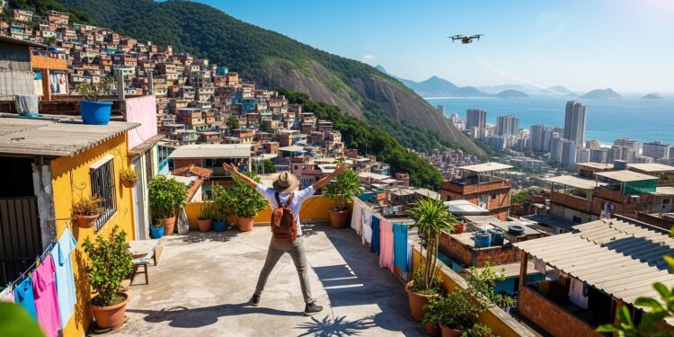 Des vidéos virales de drones à Rocinha relancent la polémique sur le tourisme dans les favelas de Rio Entre opportunités économiques et accusations de romantisation de la pauvreté découvrez les enjeux actuels   Viral Mag