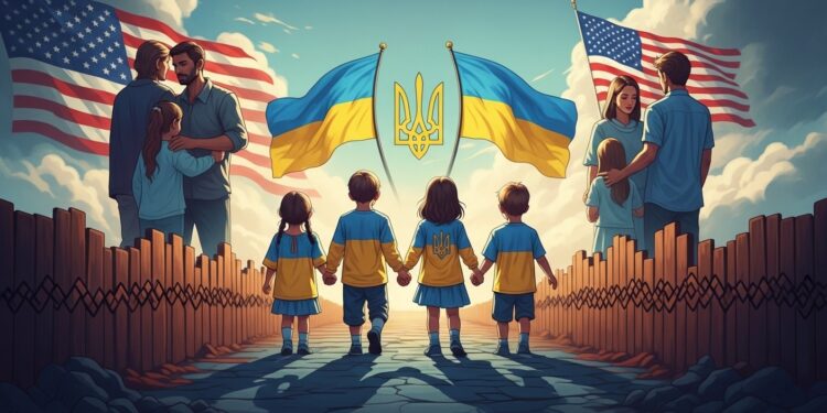 Les États Unis créent un fonds de 25 millions de dollars pour identifier rapatrier et réinsérer les enfants ukrainiens déplacés de force en Russie Une initiative saluée par Olena Zelenska au cœur des négociations de paix   Viral Mag