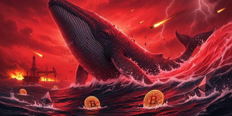 458 millions de dollars liquidés en crypto suite aux frappes iraniennes dans le Golfe Un whale Hyperliquid perd 108M$ sur BTC Analyse complète de cette tempête géopolitique   Viral Mag