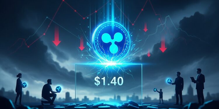 XRP Chute à 1,40 $ : Les Raisons Profondes du Repli Actuel - Viral Mag XRP retombe à 140 $ après un rebond avorté Analyse des facteurs macroéconomiques du comportement retail vs institutionnel et des scénarios à venir pour Ripple en mars 2026 Viral Mag