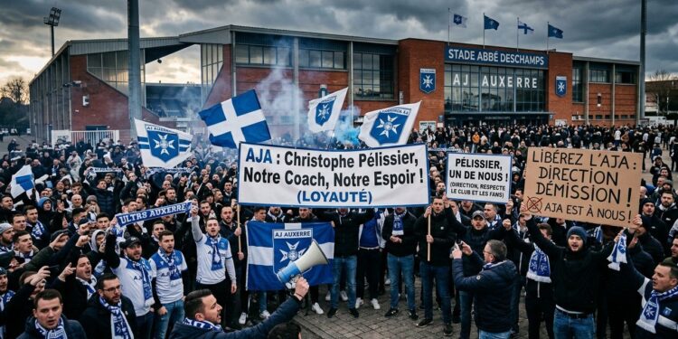 Auxerre Ultras Soutiennent Pelissier Et Exigent D part Wantier
